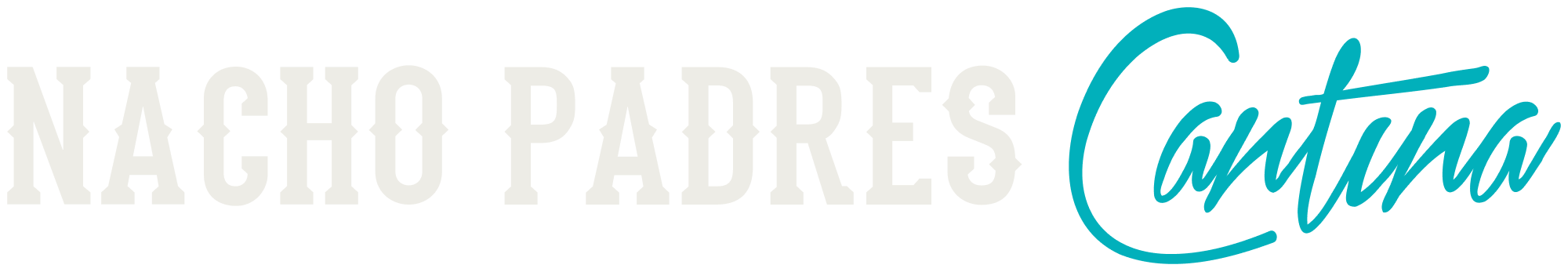 Nacho Padres - Inline Wordmark - Duotone - Untextured - For Darker Applications@2x