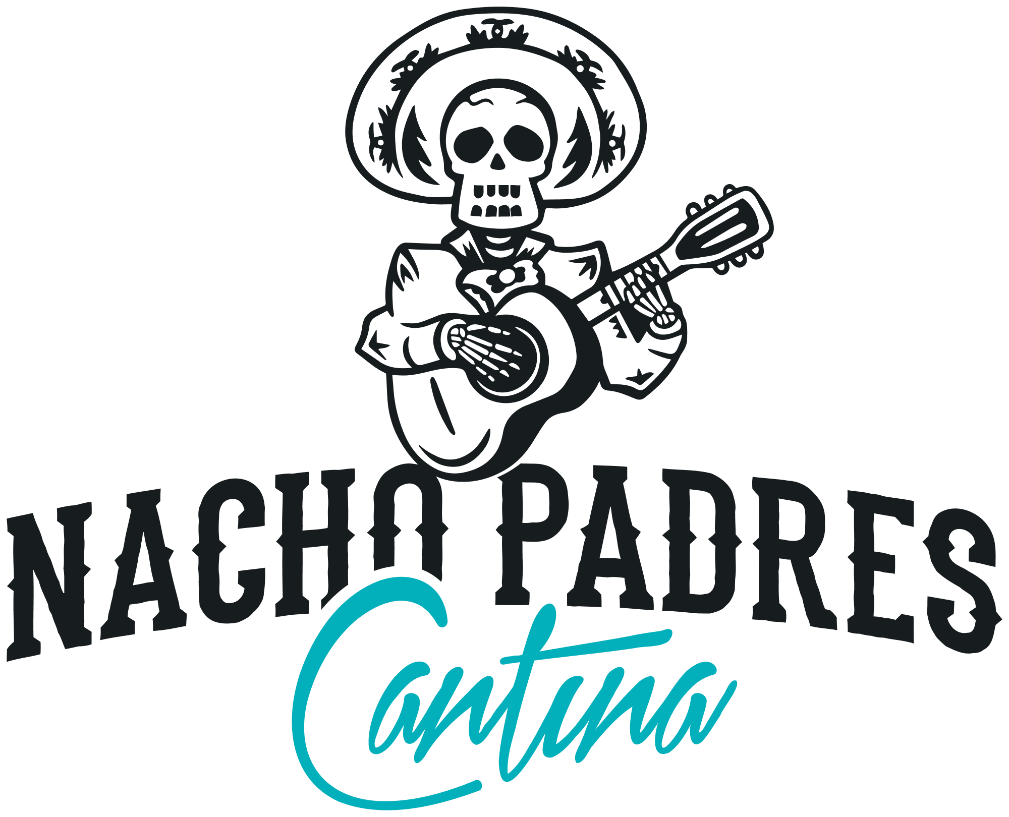 Nacho Padres - Logo - Duotone - Untextured - For Lighter Applications@2x