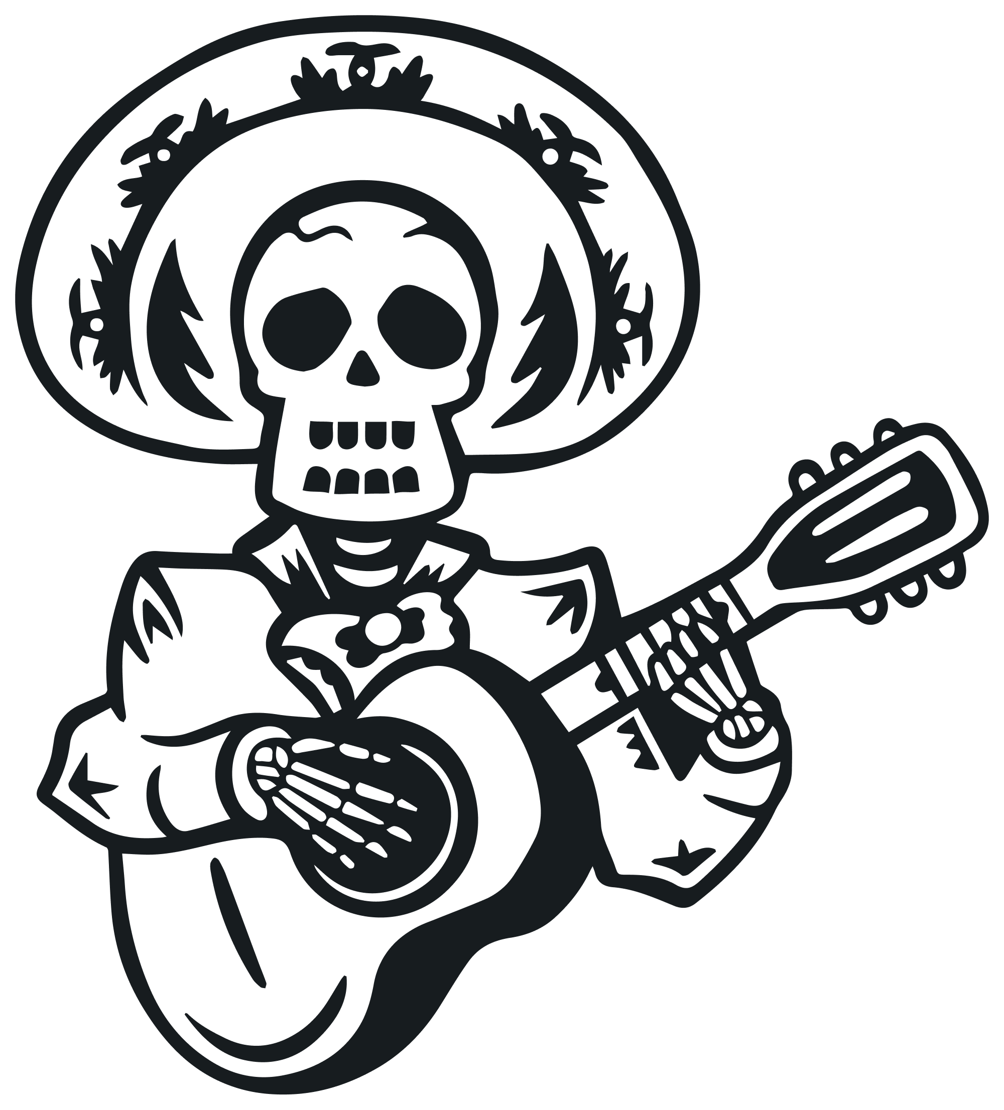Nacho Padres - Mascot - Black - For Lighter Applications@2x