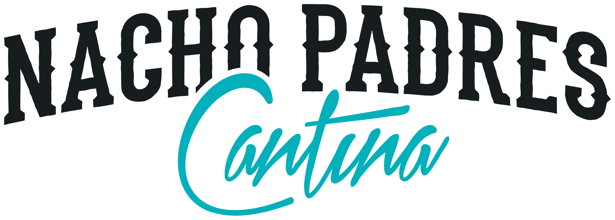Nacho Padres - Wordmark - Duotone - Untextured - For Lighter Applications@2x